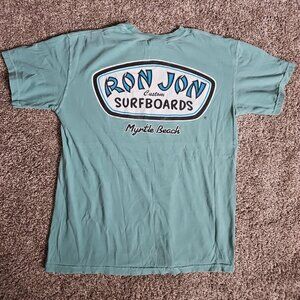 Comfort Colors Ron Jon Surf Shop Myrtle Beach Teal Size Medium Short Sleeve